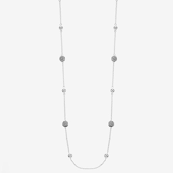 Monet Jewelry Womens Glass 34 Inch Strand Necklace