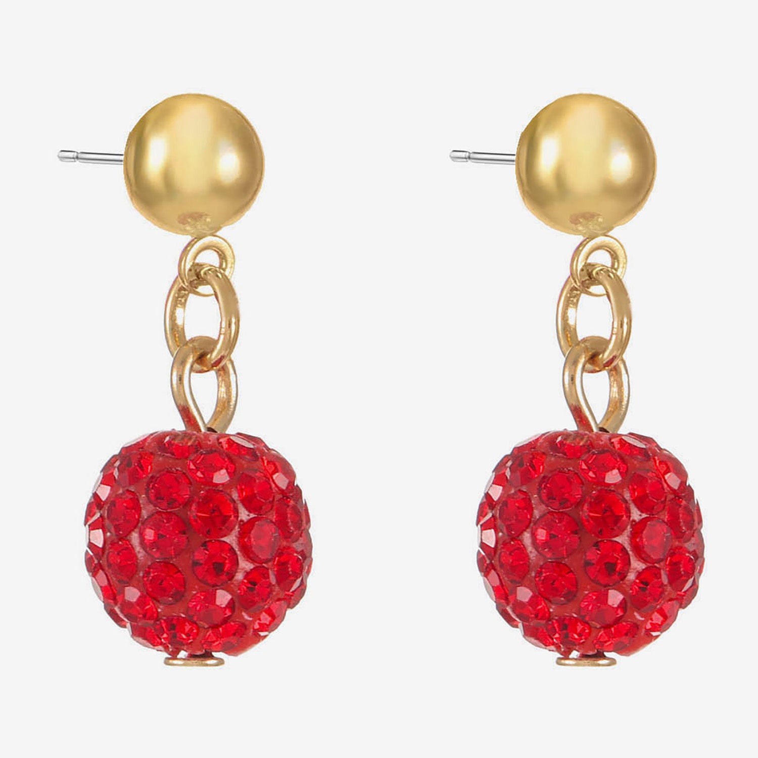 Monet Jewelry Womens Glass Round Hypoallergenic Drop Earrings