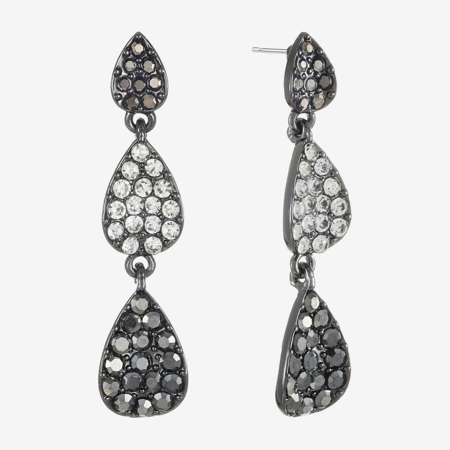 Liz Claiborne Womens Glass Hypoallergenic Drop Earrings