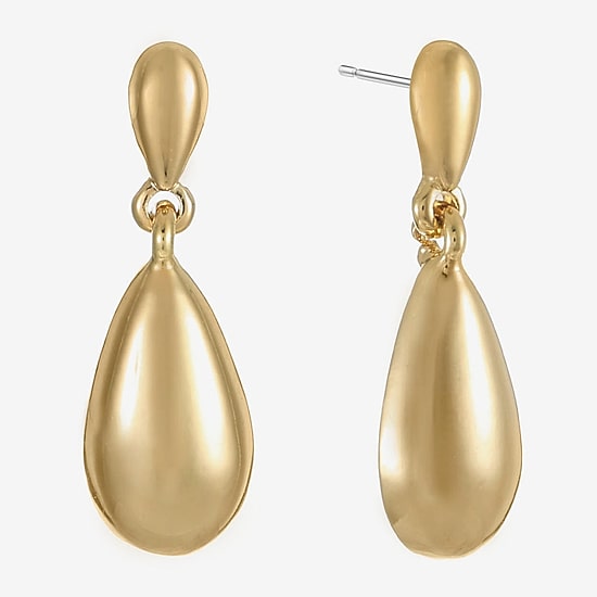 Liz Claiborne Womens Hypoallergenic Drop Earrings