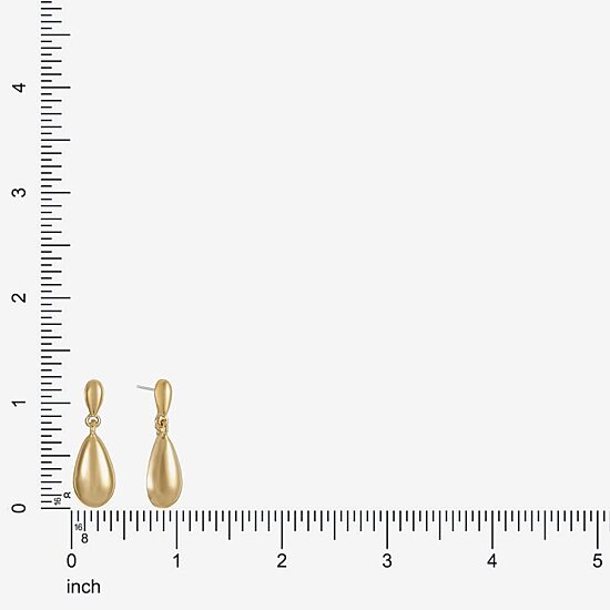 Liz Claiborne Womens Hypoallergenic Drop Earrings