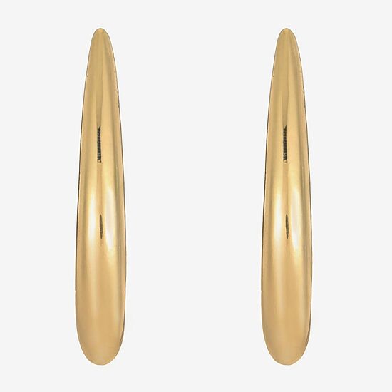 Liz Claiborne Womens 39mm Hypoallergenic Hoop Earrings