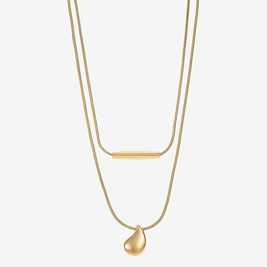 Liz Claiborne Womens 17 Inch Pendant Necklace