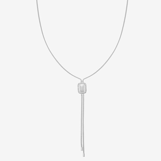 Liz Claiborne Womens Glass 22 Inch Y Necklace