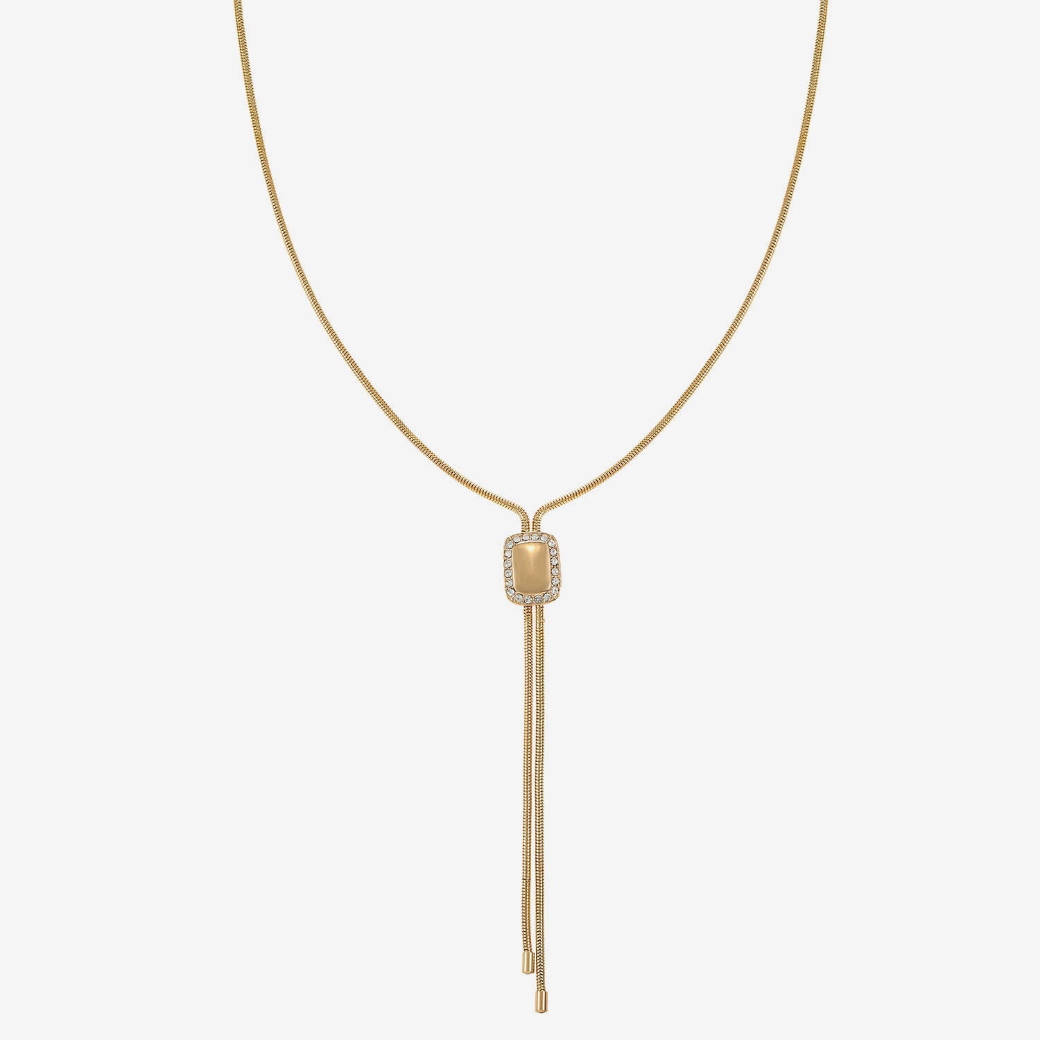 Liz Claiborne Womens Glass 22 Inch Y Necklace