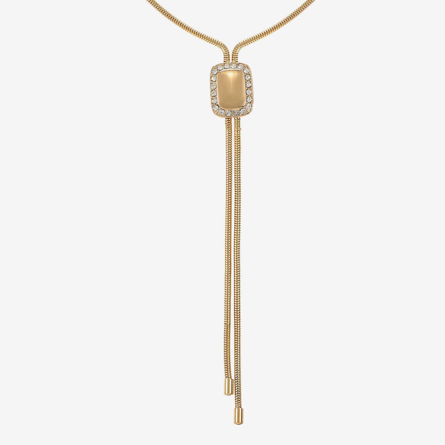 Liz Claiborne Womens Glass 22 Inch Y Necklace