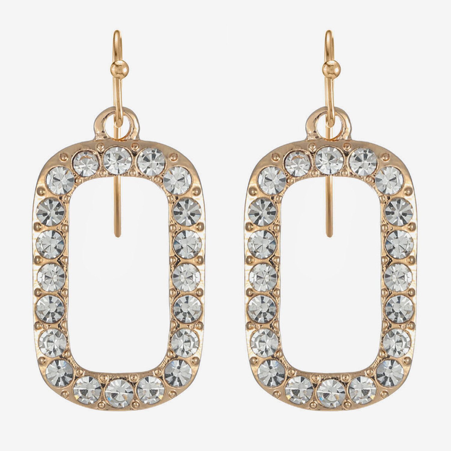 Liz Claiborne Womens Glass Drop Earrings