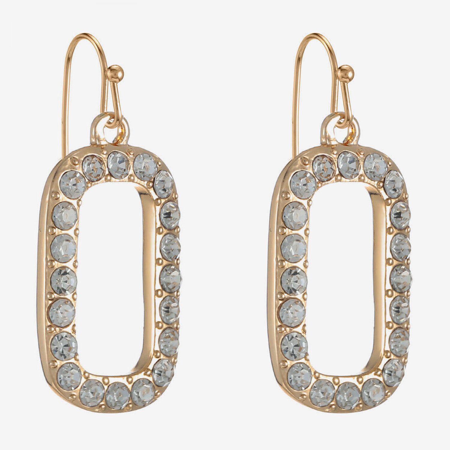 Liz Claiborne Womens Glass Drop Earrings