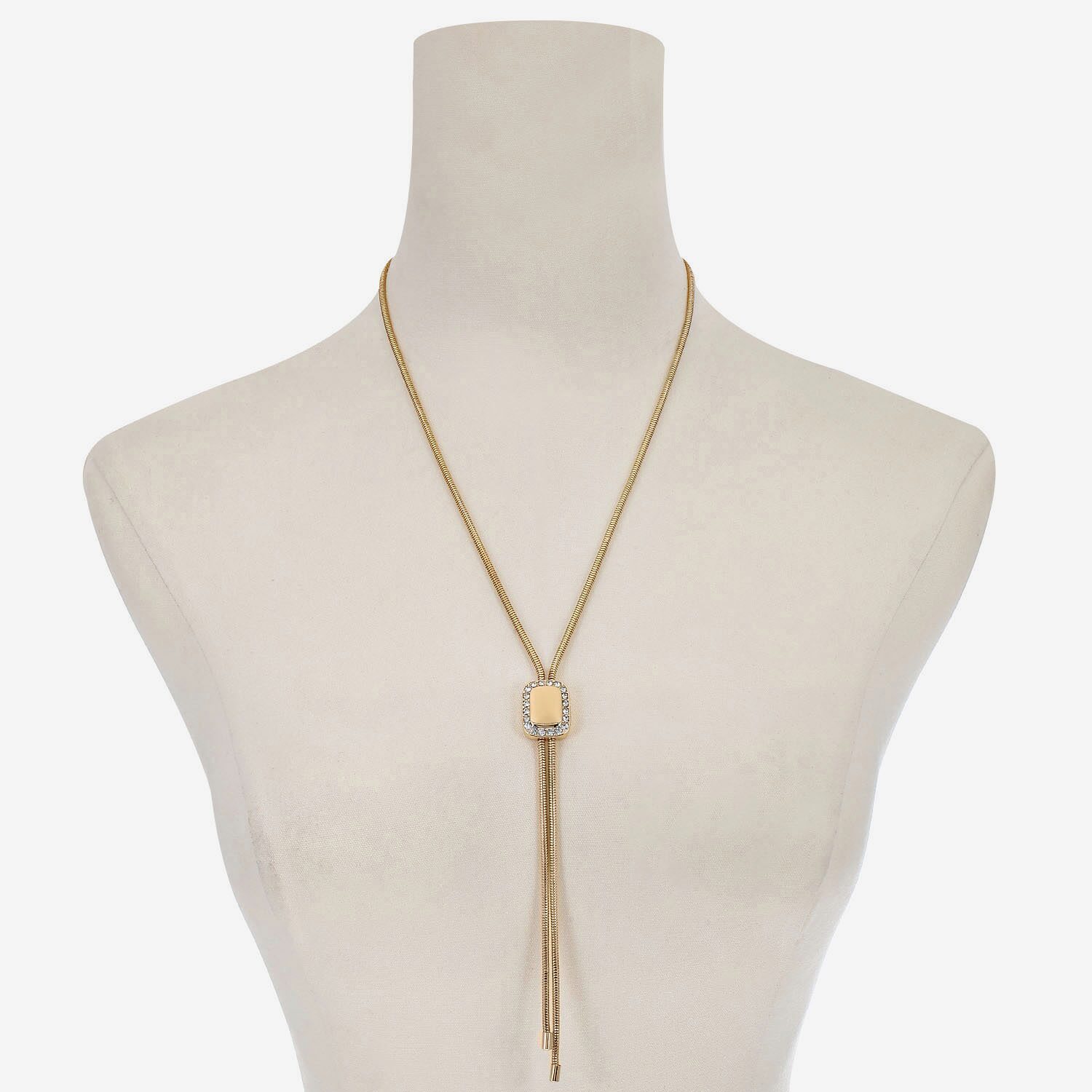 Liz Claiborne Womens Glass 22 Inch Y Necklace