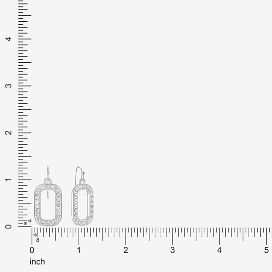 Liz Claiborne Womens Glass Drop Earrings