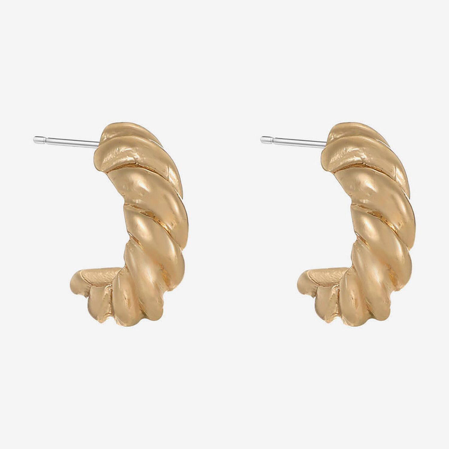 Liz Claiborne Womens 13mm Hypoallergenic Hoop Earrings