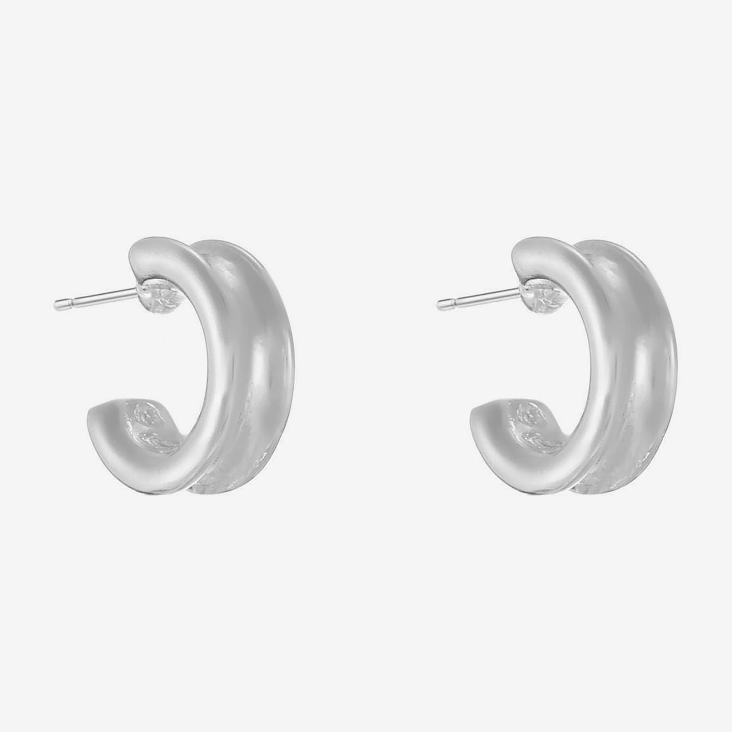Liz Claiborne Womens 11mm Hypoallergenic Hoop Earrings