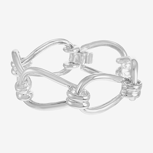 Liz Claiborne Womens Link Bracelet In Silver