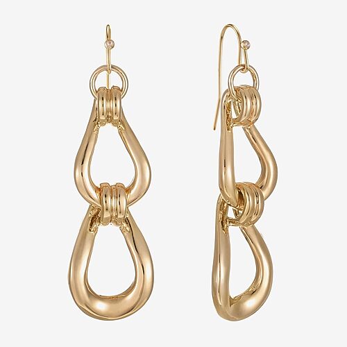 Liz Claiborne Womens Drop Earrings In Yellow