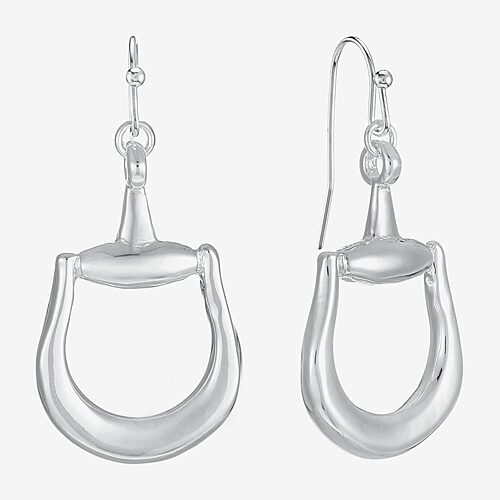 Liz Claiborne Womens Drop Earrings In Silver
