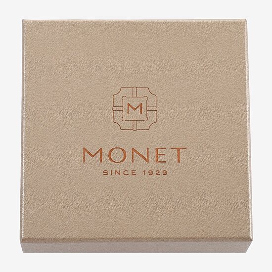 Monet Jewelry Gold Tone Bow Compact Mirror