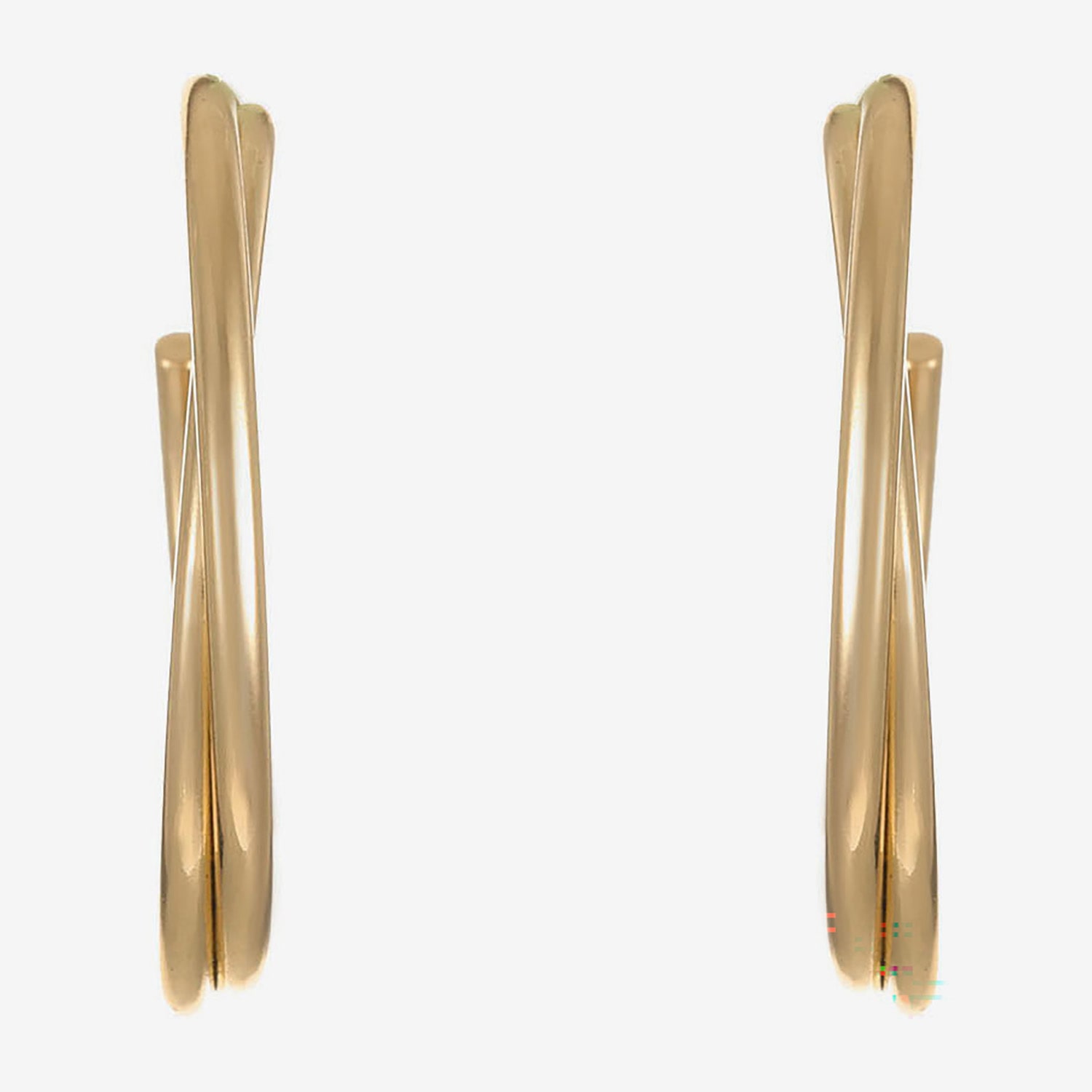 Liz Claiborne Womens 34mm Hypoallergenic Hoop Earrings