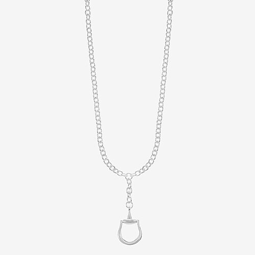 Liz Claiborne Womens 28 Inch Pendant Necklace In Silver