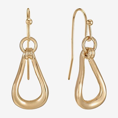 Liz Claiborne Womens Drop Earrings In Yellow