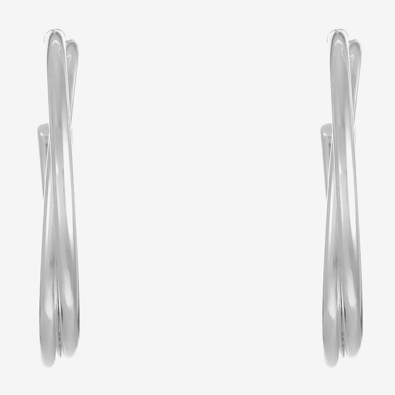 Liz Claiborne Womens 34mm Hypoallergenic Hoop Earrings