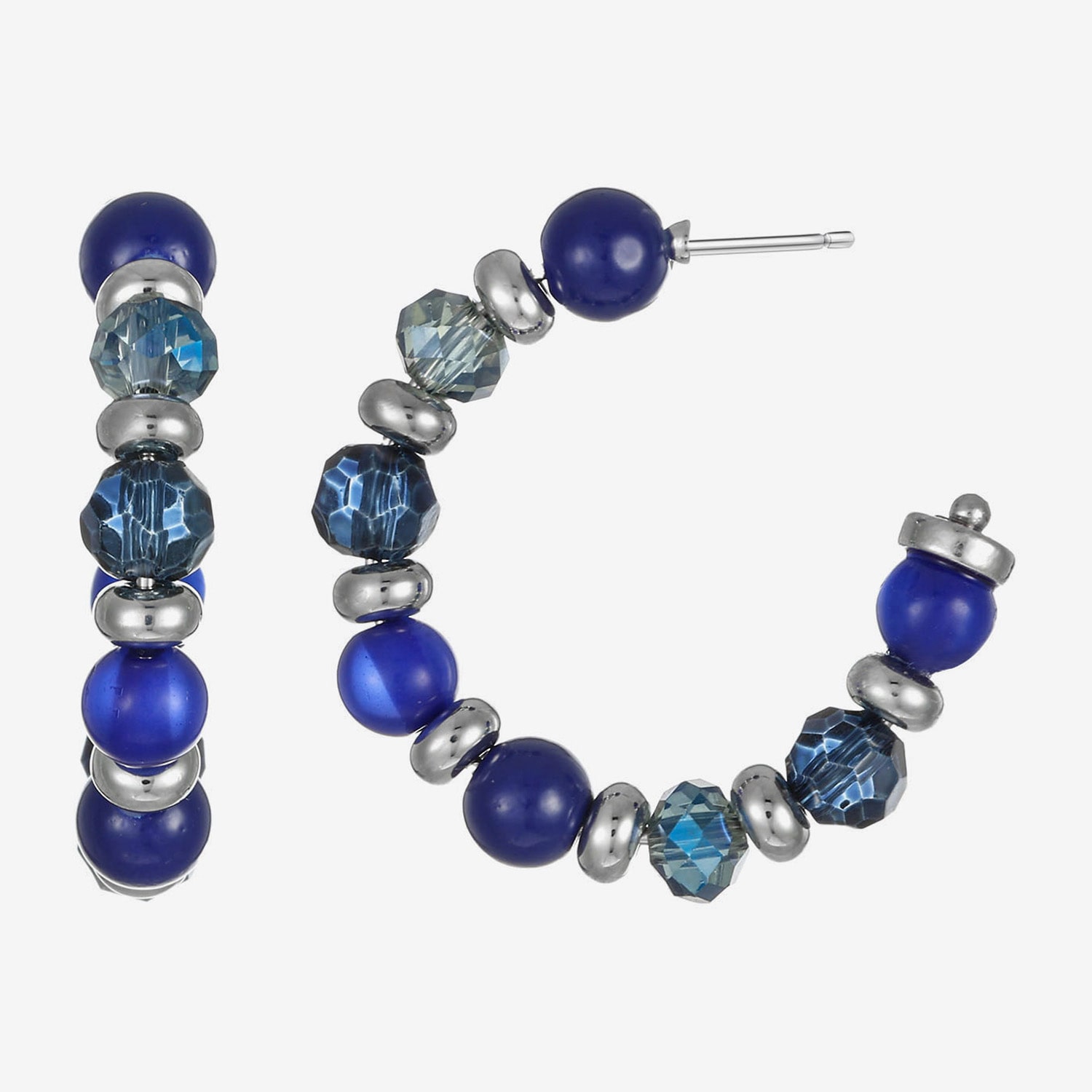Liz Claiborne Womens 34.8mm Hypoallergenic Hoop Earrings