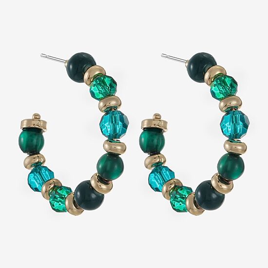 Liz Claiborne Womens 34.8mm Hypoallergenic Hoop Earrings