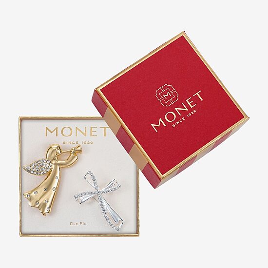 Monet Jewelry Glass Pin