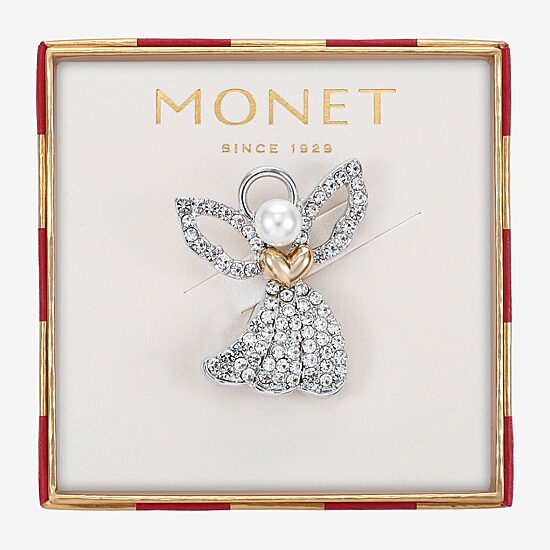 Monet Jewelry Glass Pin