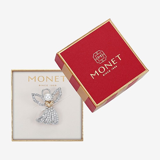 Monet Jewelry Glass Pin