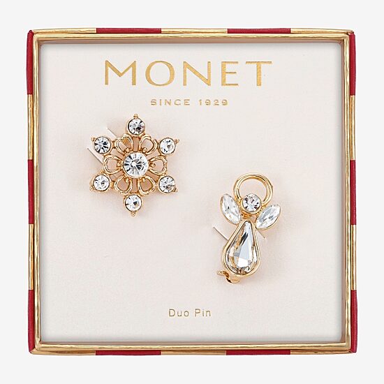 Monet Jewelry Glass Pin