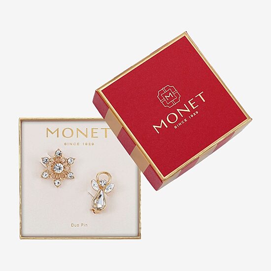 Monet Jewelry Glass Pin