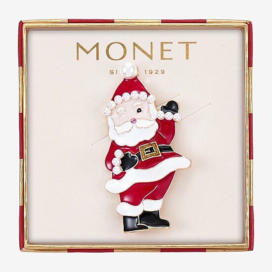 Monet Jewelry Glass Pin