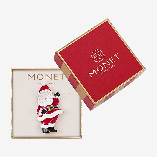 Monet Jewelry Glass Pin