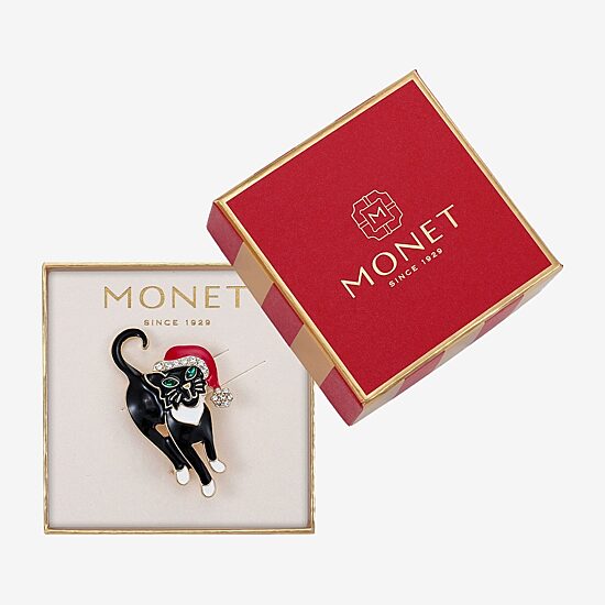 Monet Jewelry Glass Pin