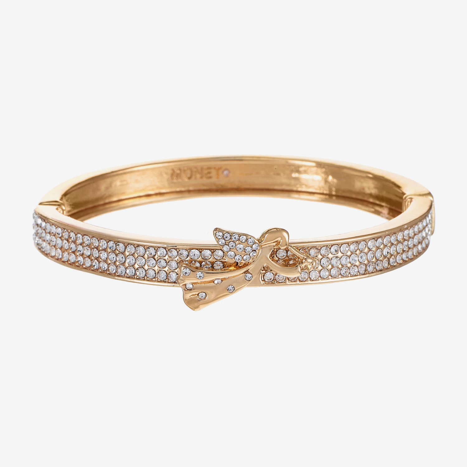 Monet Jewelry Womens Glass Angel Bangle Bracelet
