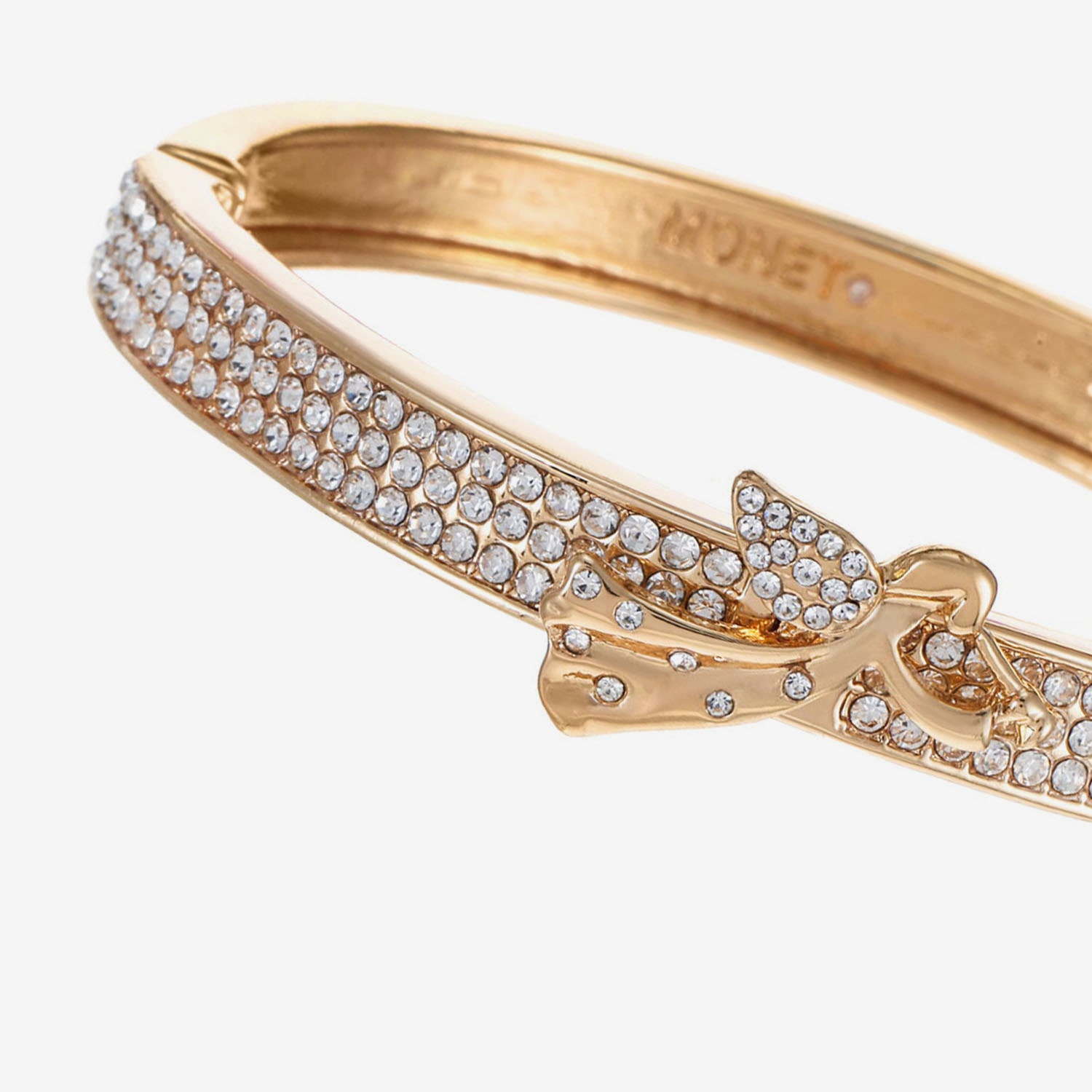 Monet Jewelry Womens Glass Angel Bangle Bracelet