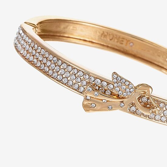 Monet Jewelry Womens Glass Angel Bangle Bracelet