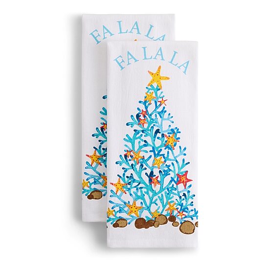 Homewear Fa La La 2-pk.Kitchen Towel Set