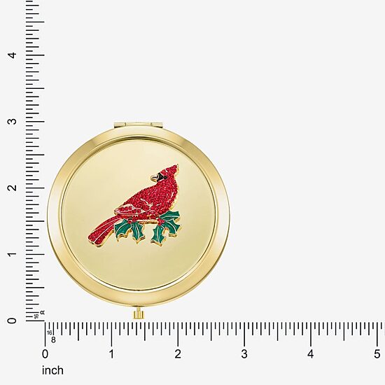 Monet Jewelry Gold Tone Compact Mirror