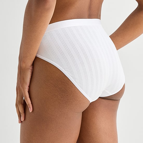 Ambrielle Cotton High Cut Panty
