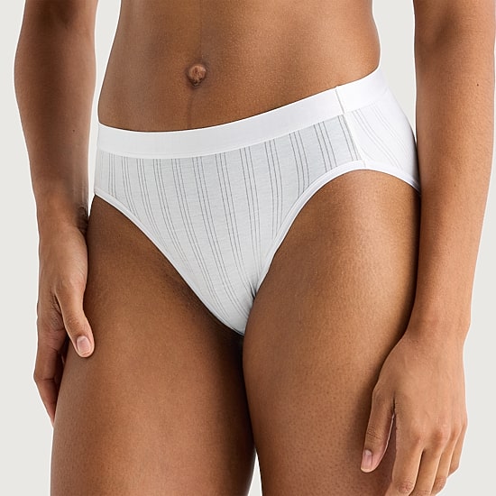 Ambrielle Cotton High Cut Panty