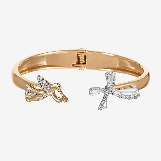 Monet Jewelry Womens Glass Angel Bangle Bracelet