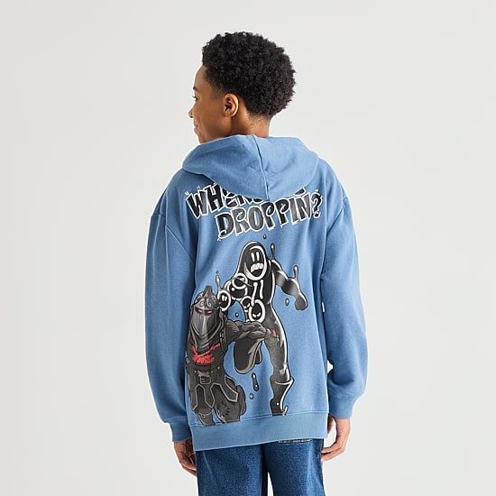 Little & Big Kid Boys Long Sleeve Fortnite Fleece Hoodie