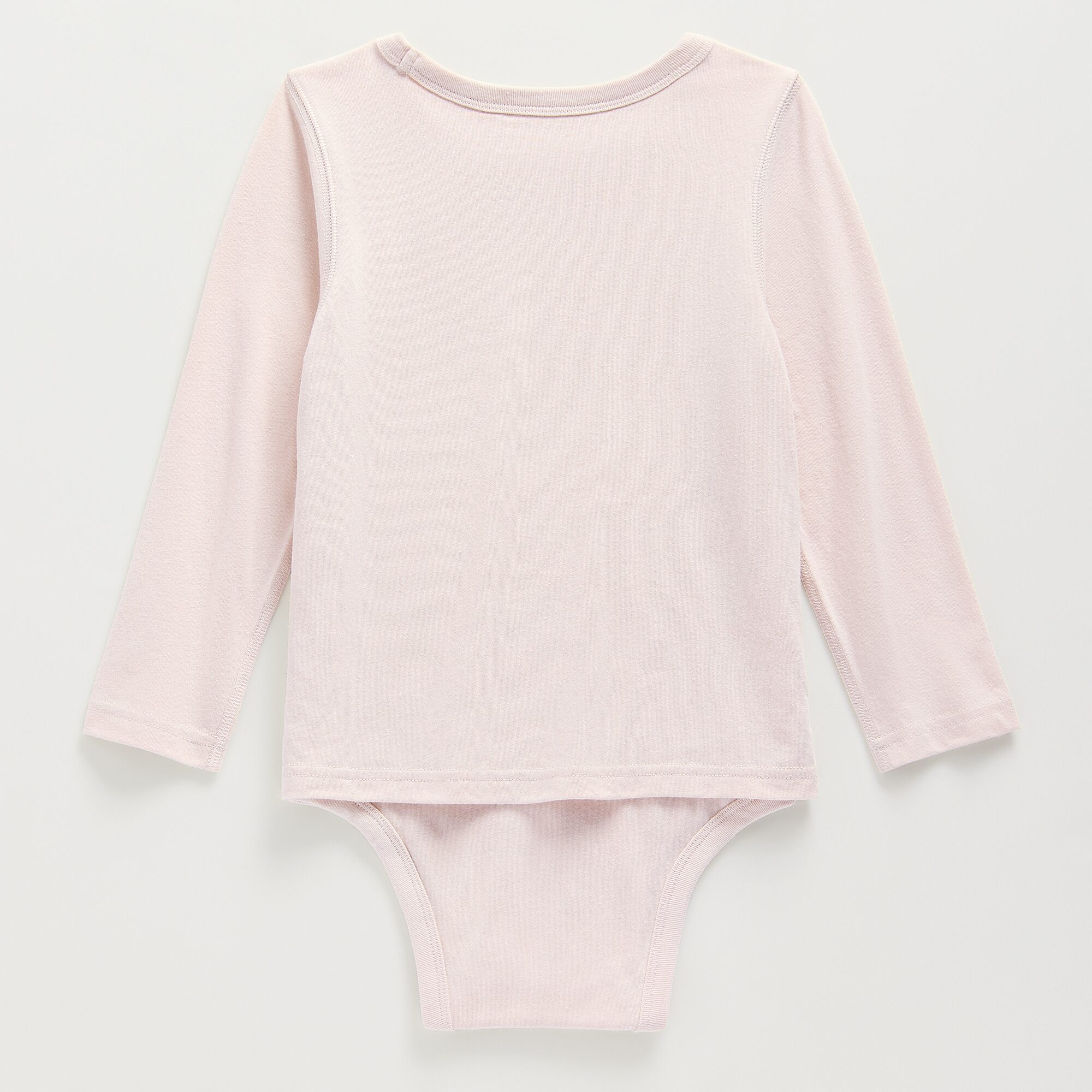 Okie Dokie Toddler Boys Hidden Access Opening Sensory Friendly Adaptive Crew Neck Long Sleeve Bodysuit