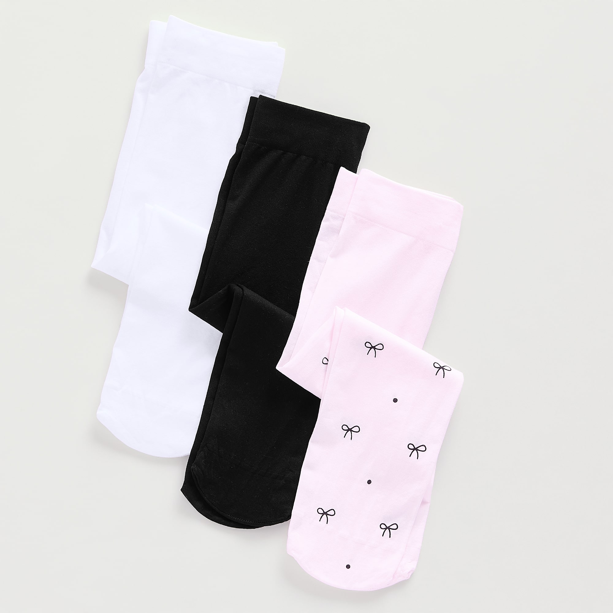 Piper & Jax Baby Girls 3-pc. Tights