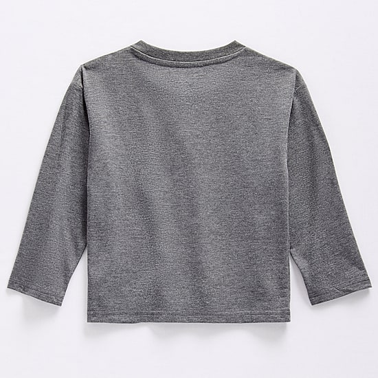 Toddler Boys Crew Neck Long Sleeve Regular Fit Monster Jam Graphic T-Shirt