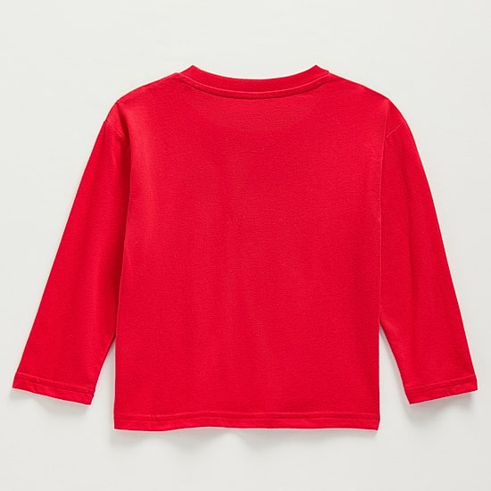 Toddler Girls Crew Neck Long Sleeve Regular Fit Minnie Mouse Graphic T-Shirt