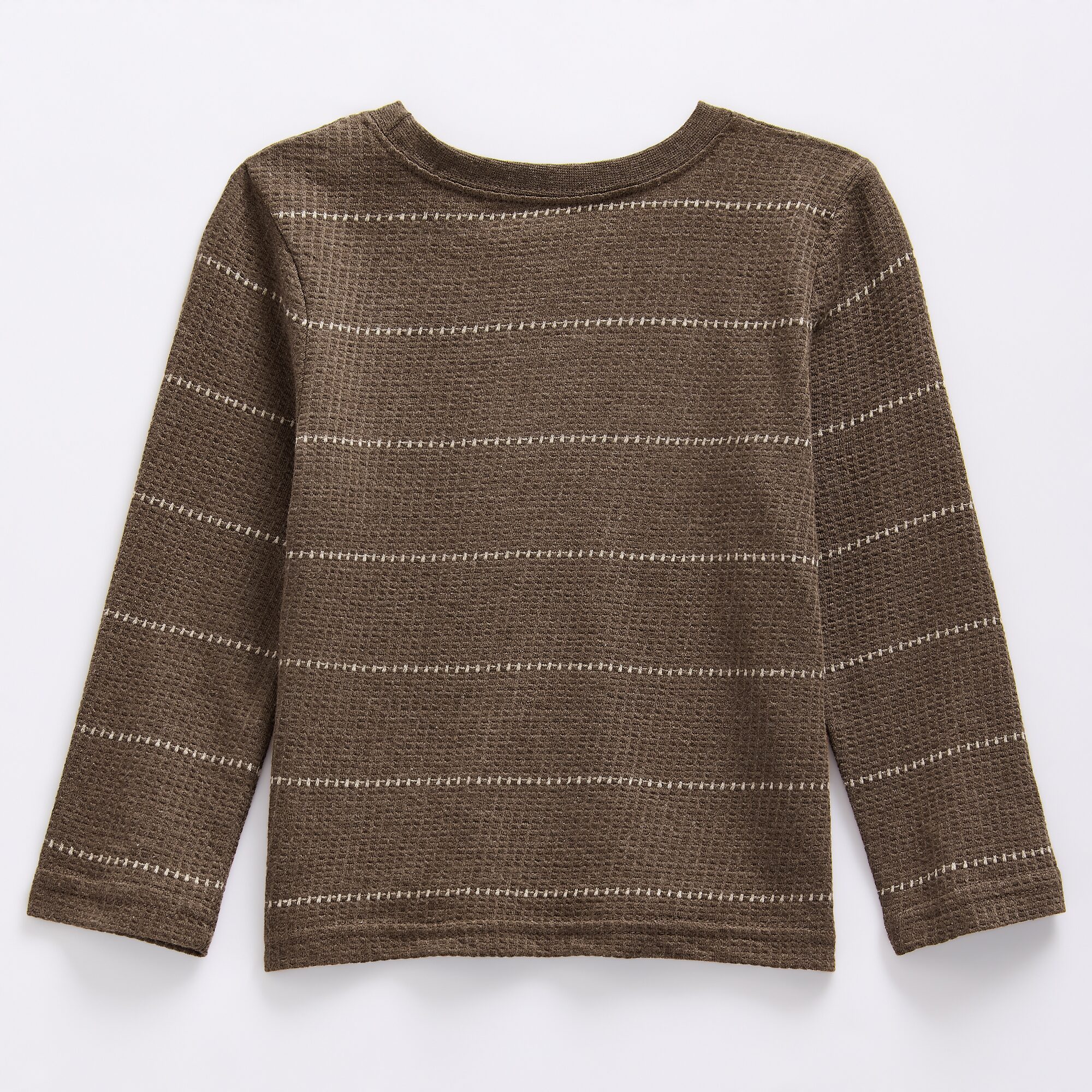 Okie Dokie Toddler & Little Boys Crew Neck Long Sleeve T-Shirt