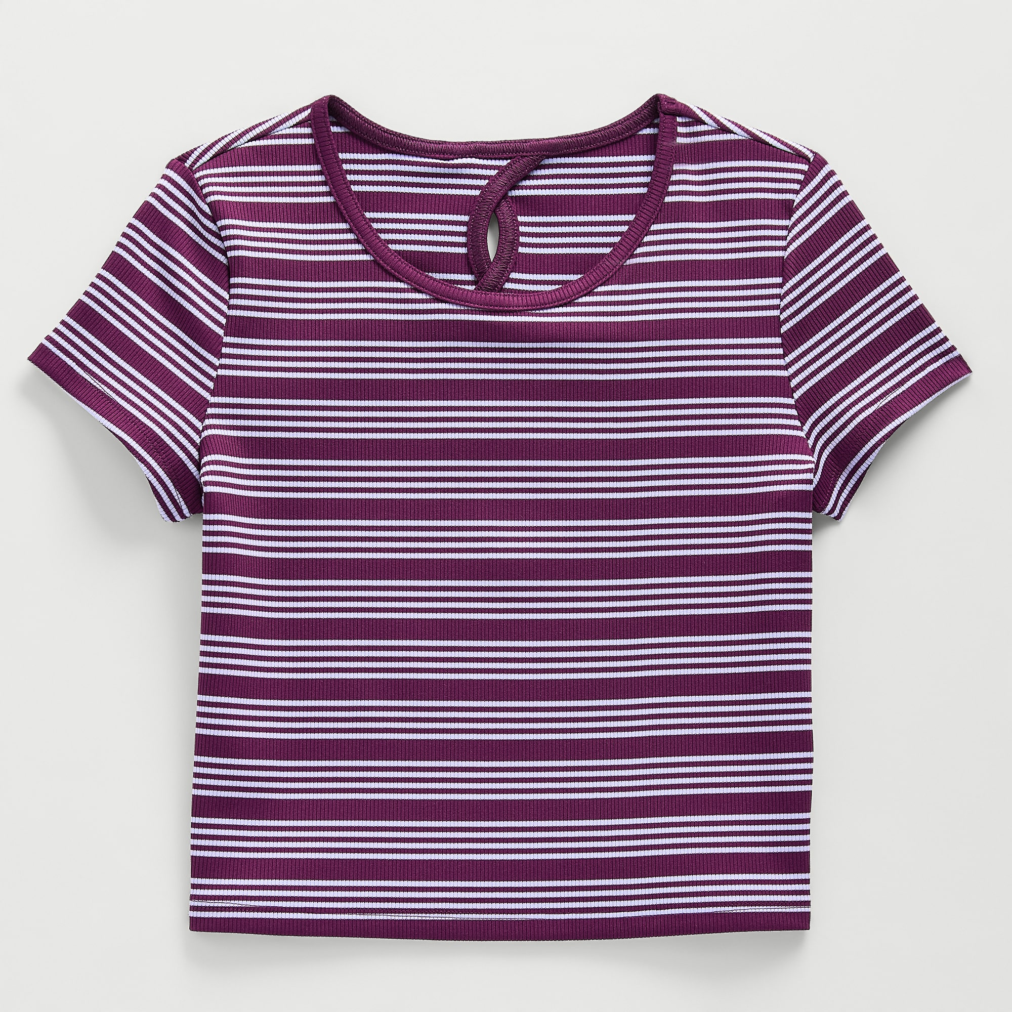 Xersion Little & Big Kid Girls Round Neck Short Sleeve Moisture Wicking Active T-Shirt