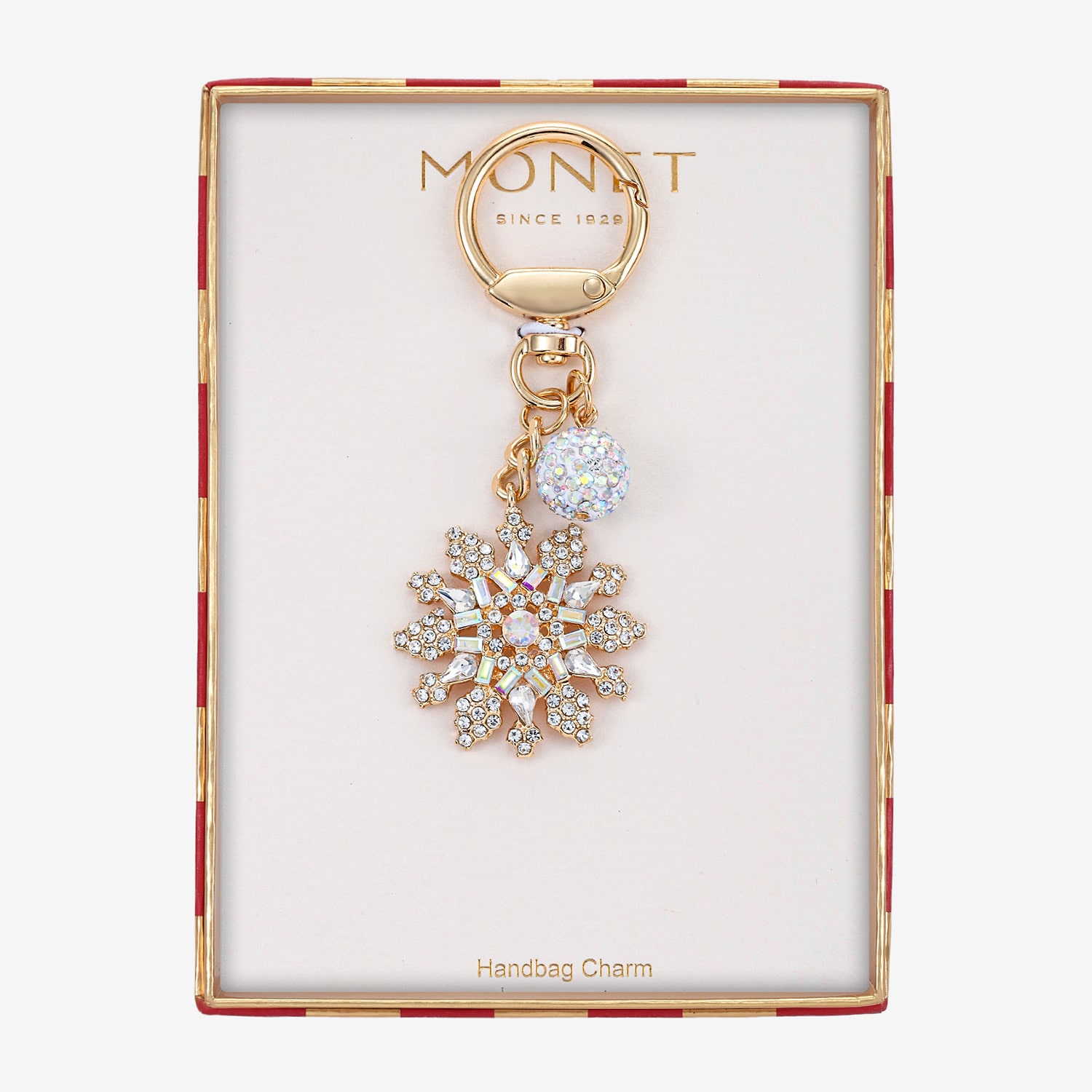 Monet Jewelry Snowflake Bag Charm
